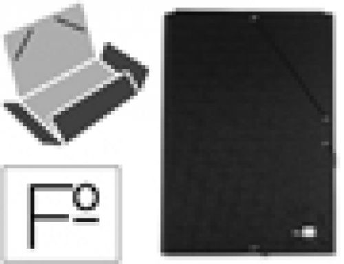 Pasta de elasticos liderpapel, paper coat, folio, preto , Liderpapel , 24741 , 8423473247413